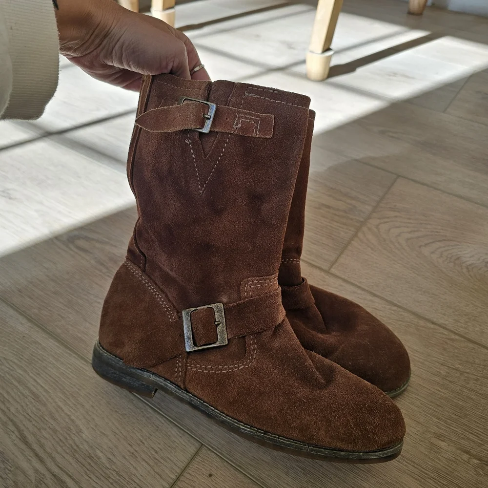 Jeffrey Campbell Dakota Leather Pull On Boots - Picture 6 of 10